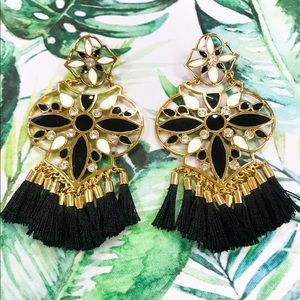 Kate Spade Aztec Fringe Earrings